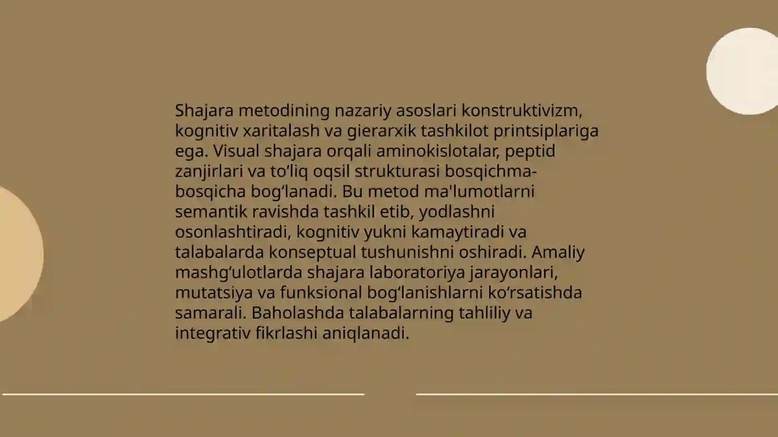 Oqsillar mavzusini o‘qitishda «Shajara» metodidan foydalanish 4
