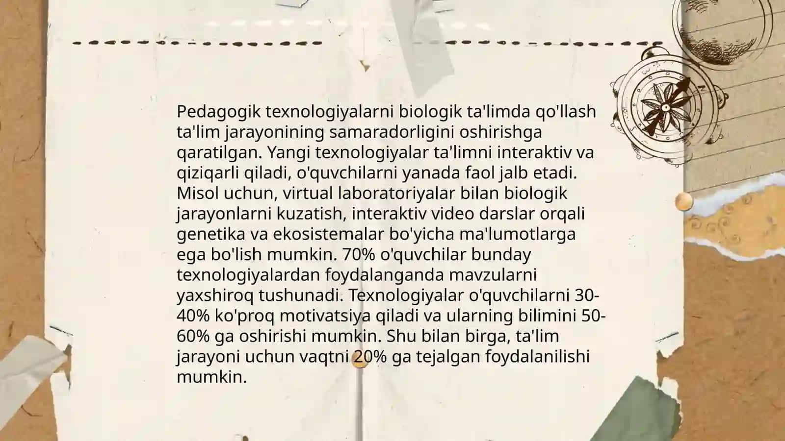 Zamonaviy pedagogik texnologiyalar tasnifini tuzish 4