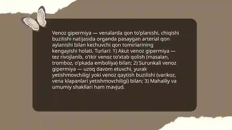 Arterial va venoz giperemiya 4