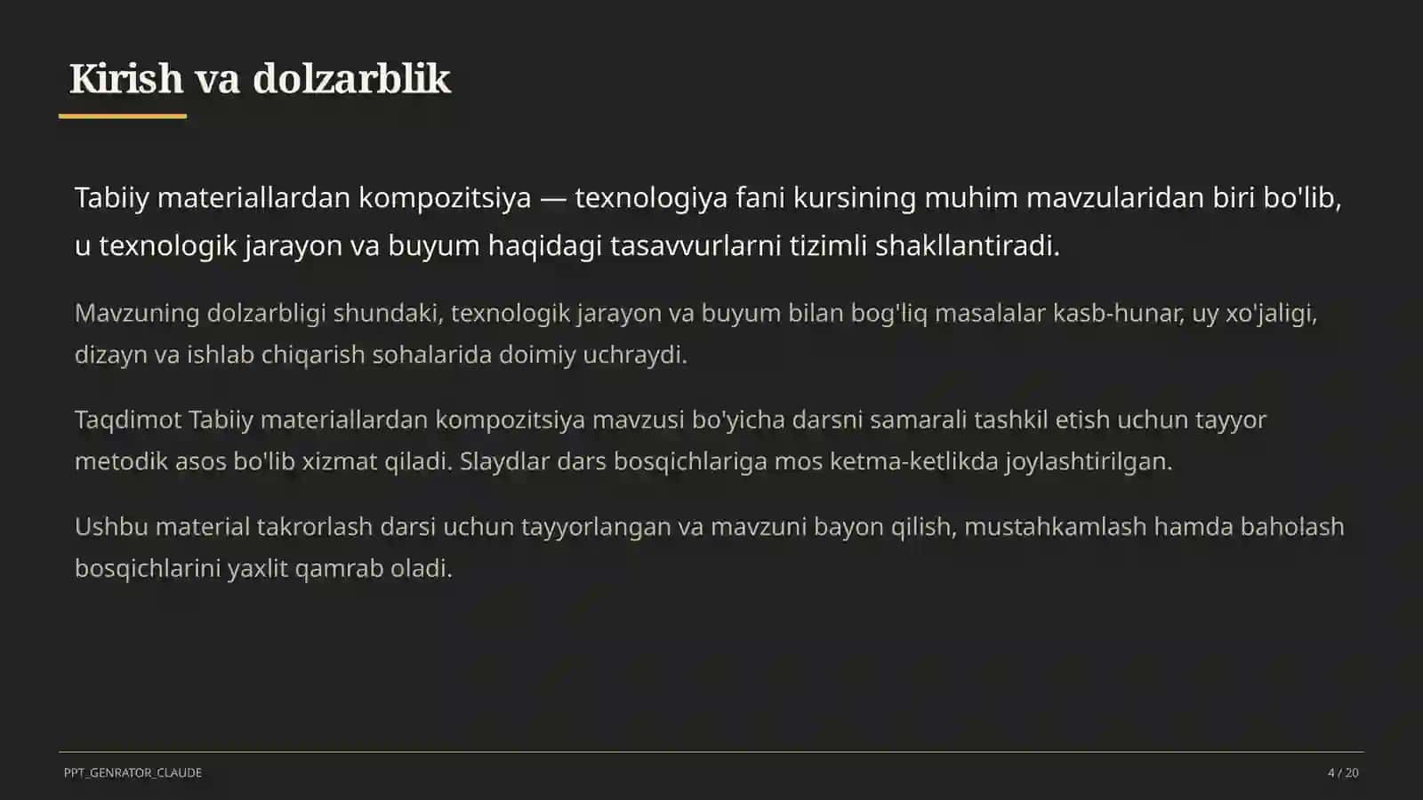 Tabiiy materiallardan kompozitsiya (1-sinf) 4