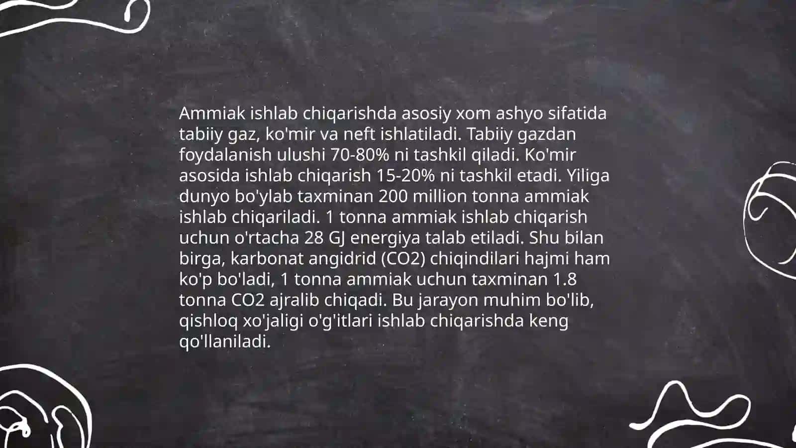 Ammiak ishlab chiqarish 4