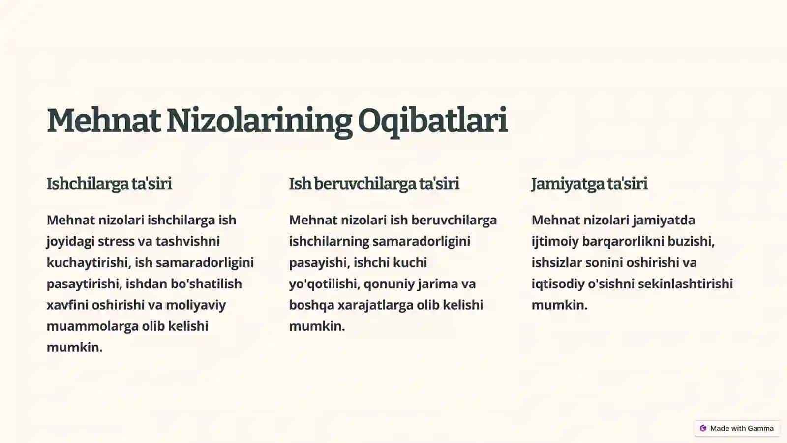 Mehnat Nizolari 4