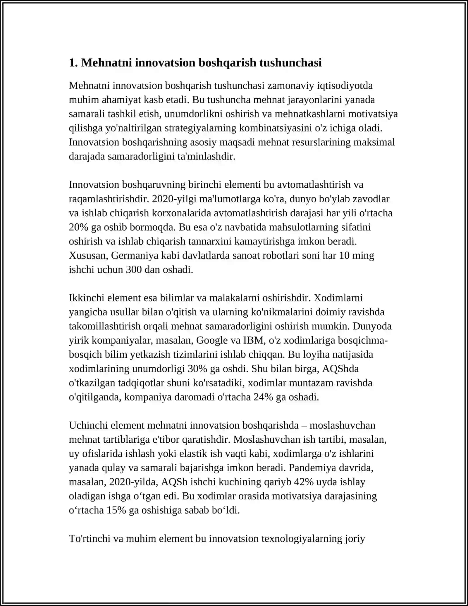 MEHNATNI INNOVATSION BOSHQARISHGA ÒTISHNING ASOSIY OMILLARI VA SHARTLARI 4