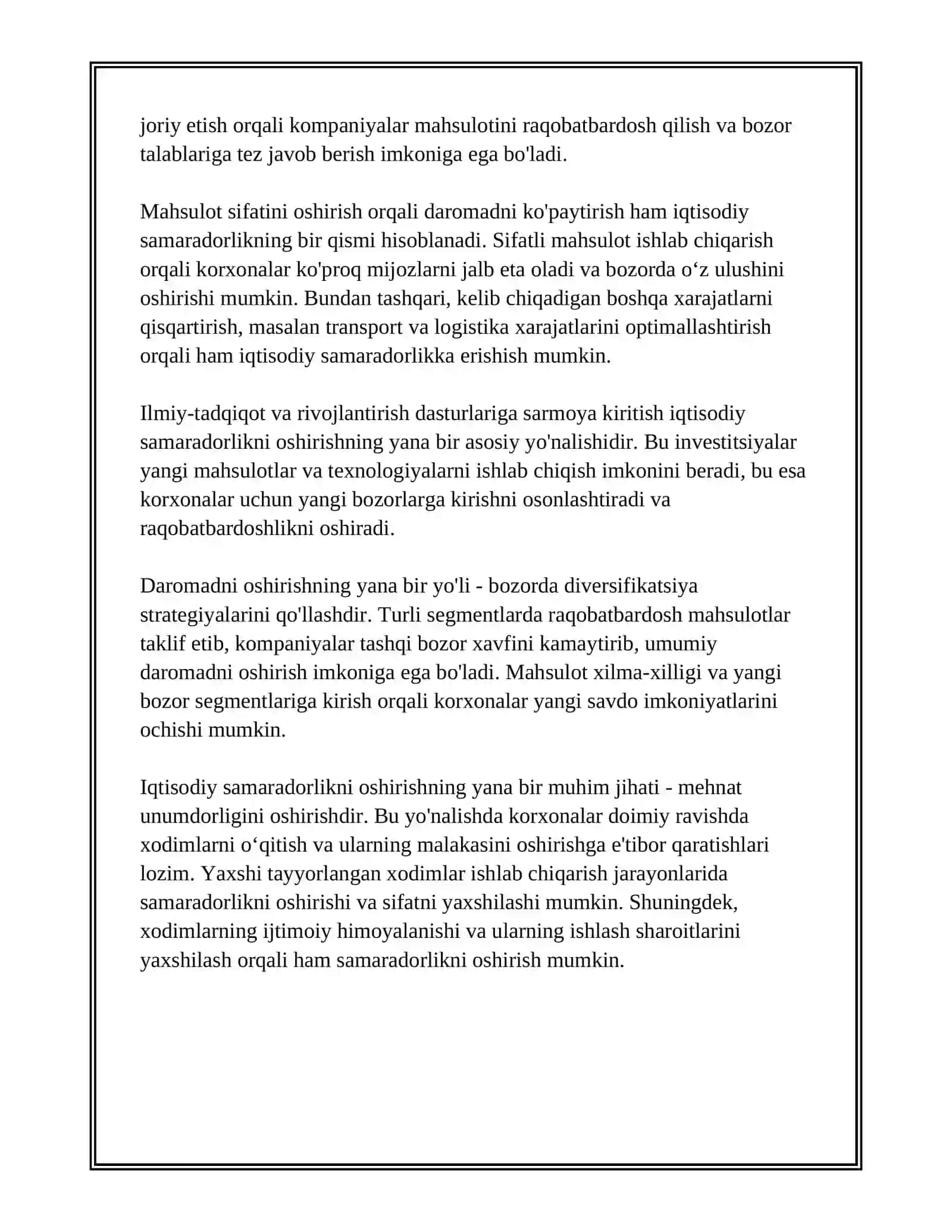 REZINA-POLIMER MATERIALLAR ISHLAB CHIQARISHNING IQTISODIY SAMARADORLIGI 4