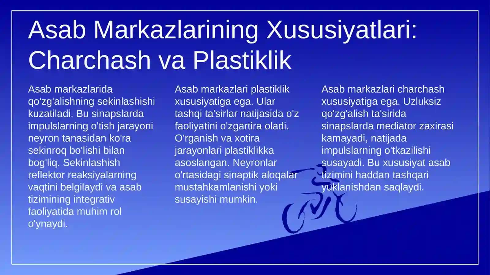 Asab markazi xossalari 4
