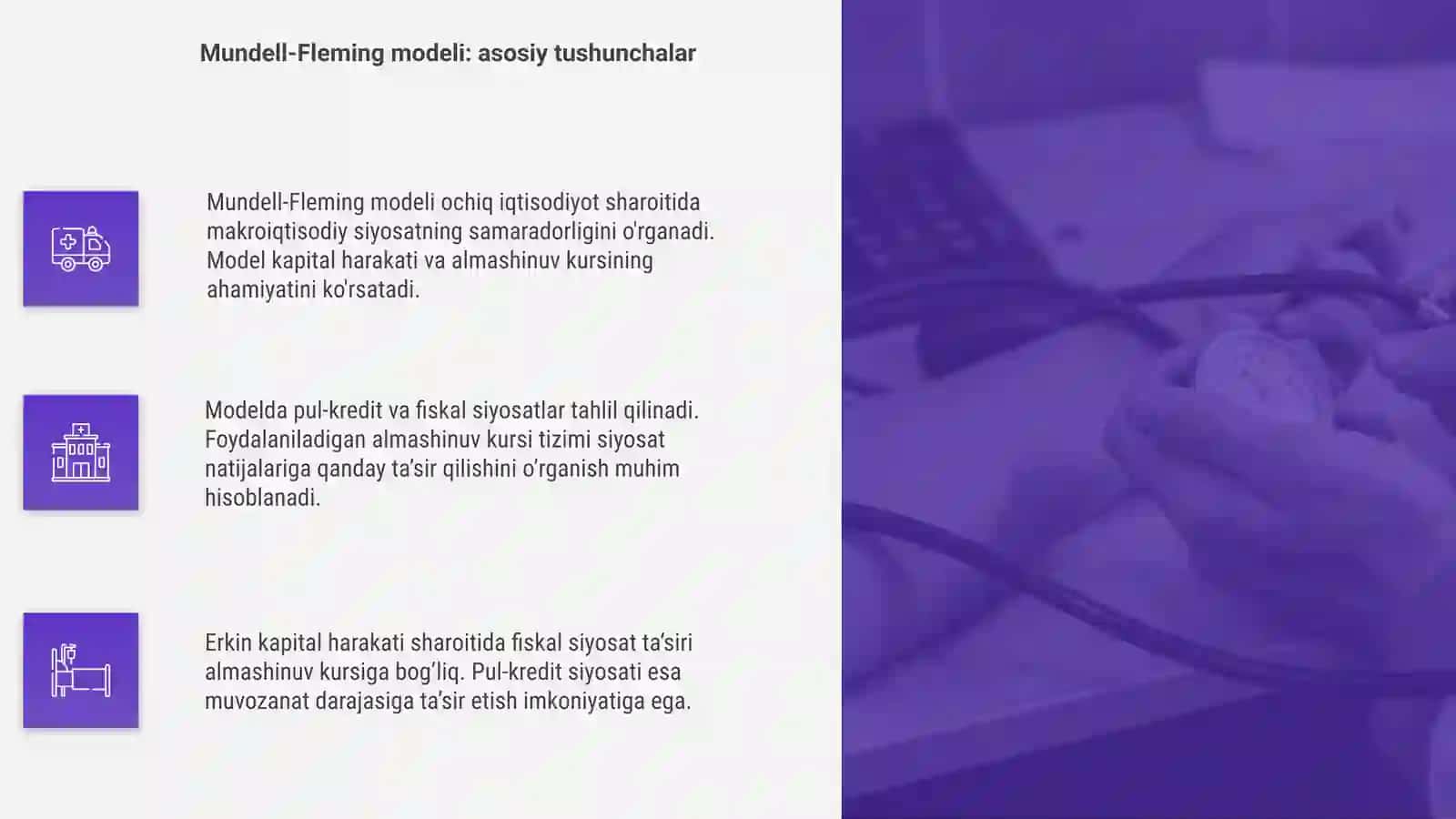 Ochiq iqtisodiyotda makroiqtisodiy siyosat 4