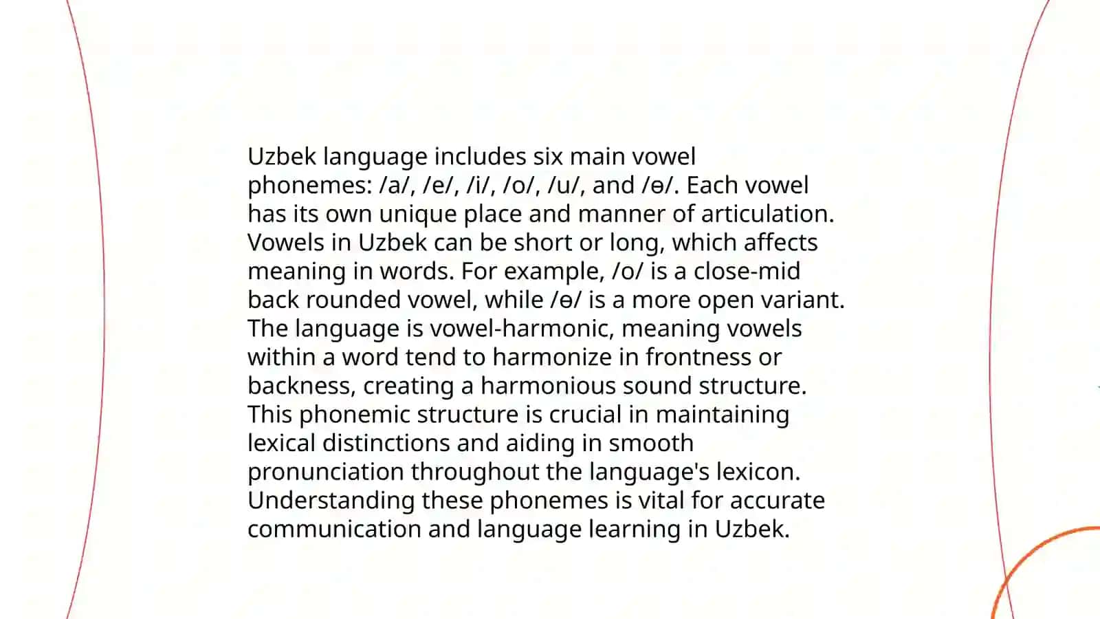 Ingliz va oʻzbek tillarida unli tovushlarning ishlatilishi 4