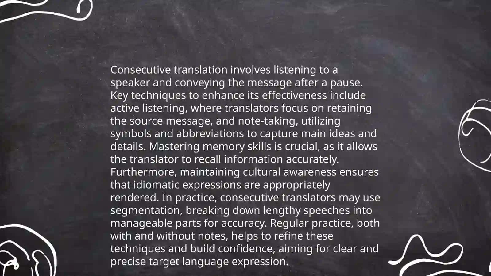 Consecutive Translation 4