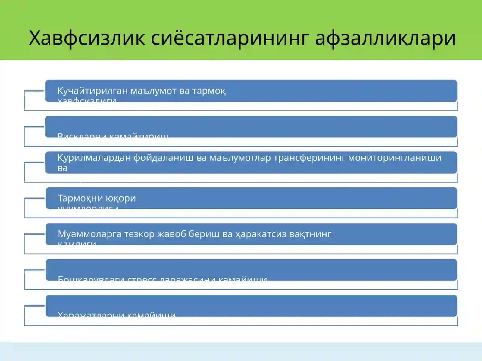 Киберхавфсизлик архитектураси,стратегияси ва сиёсати 4