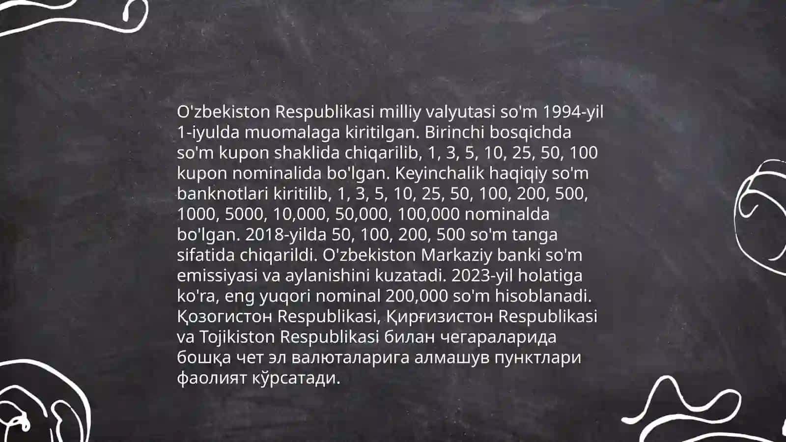 O'zbekistonda milliy valyutaning muomalaga kiritilishi 4