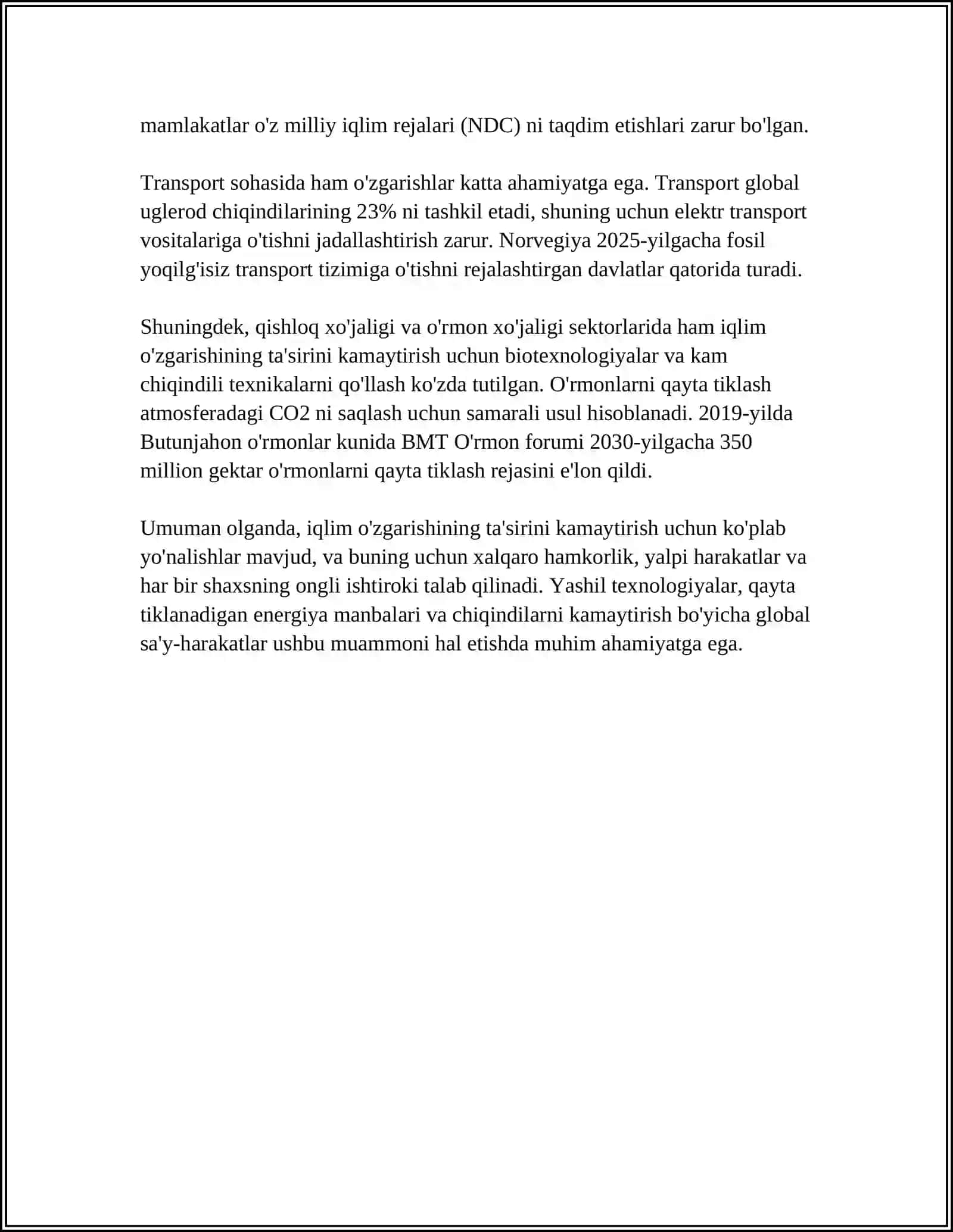 ANTROPOGEN OMILLARNING BIOSFERAGA SALBIY TA'SIRINI KAMAYTIRAMIZ 4