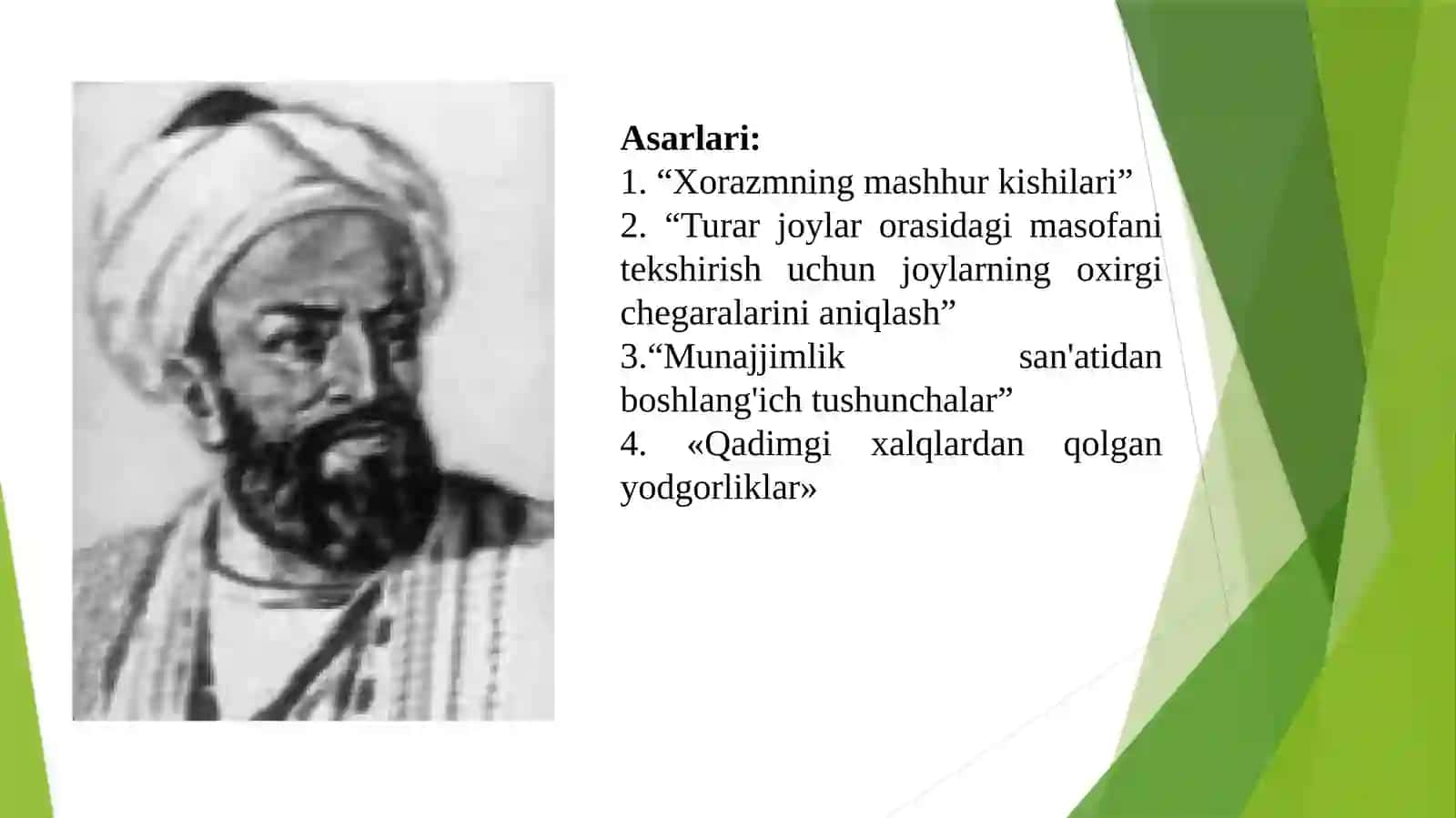 Beruniyning ijtimoiy-falsafiy qarashlari 4