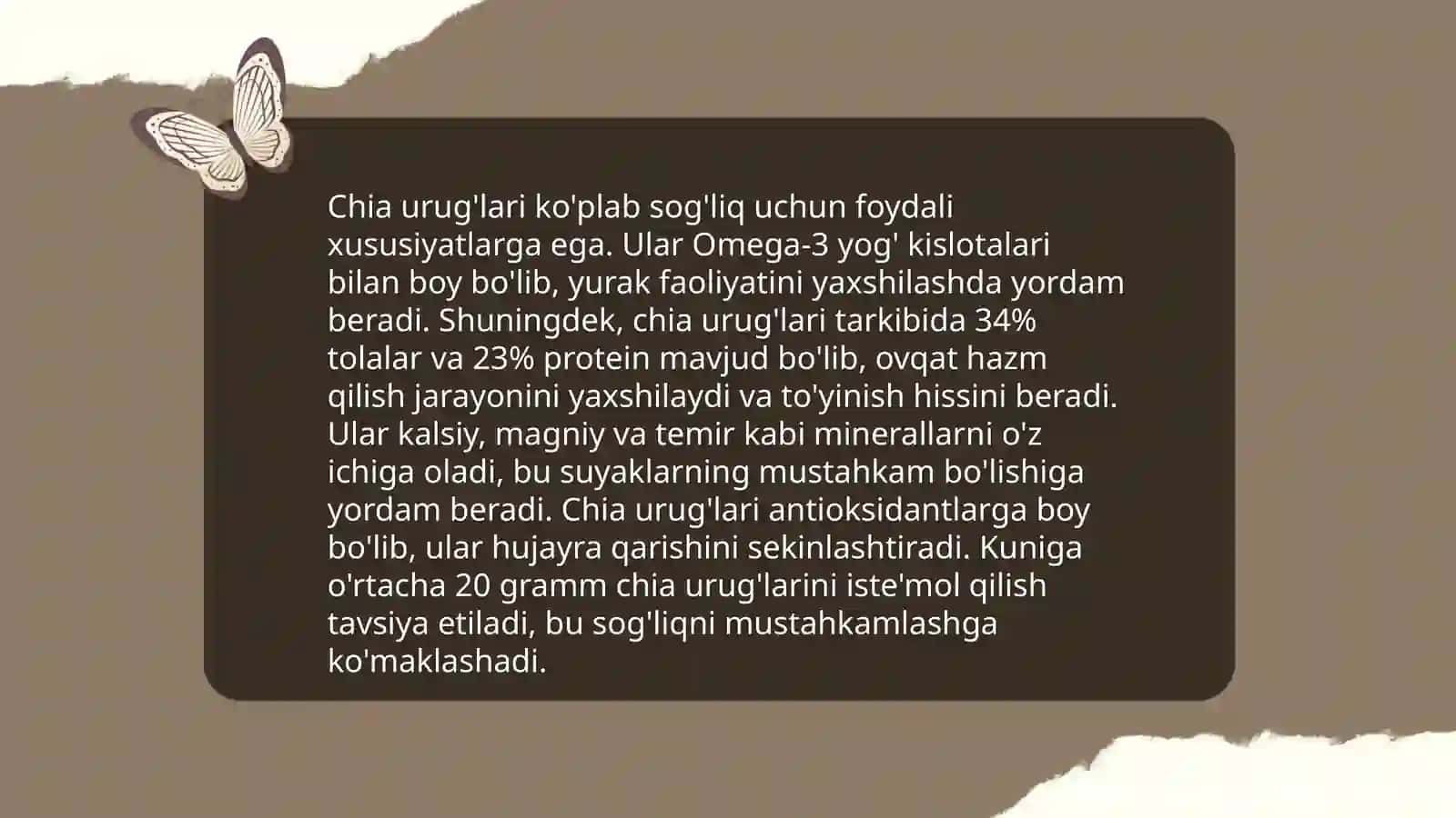 Chia zig’ir kurkuma imbir sumak haqida tuliq ma’lumotlar 4