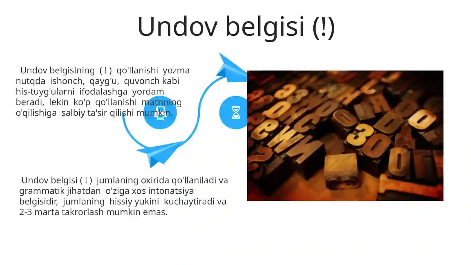 Punktuatsiya. Soʻroq va undov tinish belgilari 4