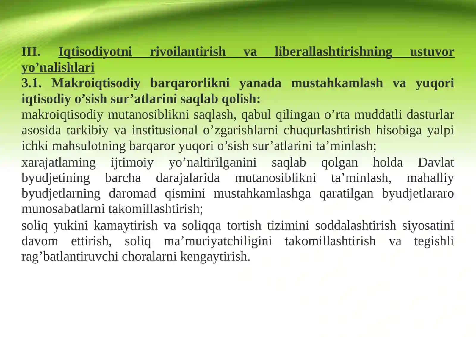 Rivojlanish harakatlari 4