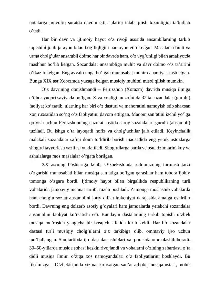 Ansambl ijrochiligi tariхidan 4