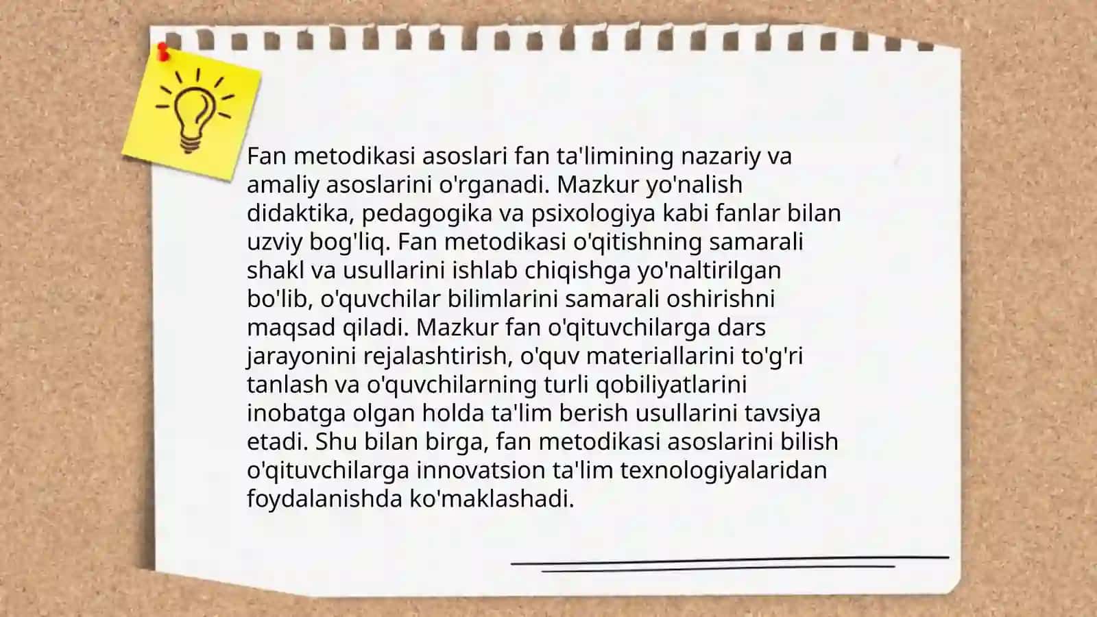 Pedagogik adabiyotlar, lug‘at, ma’lumotlarni o‘qib o‘rganish orqali “metodika”, “fan metodikasi”, “o‘qitish metodikasi” tushunchalarining mohiyatini ochib berish 4