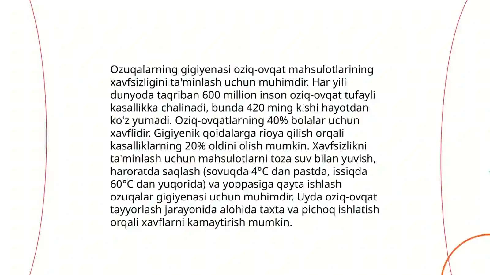 Saqlash joyining sanitariya talablari 4