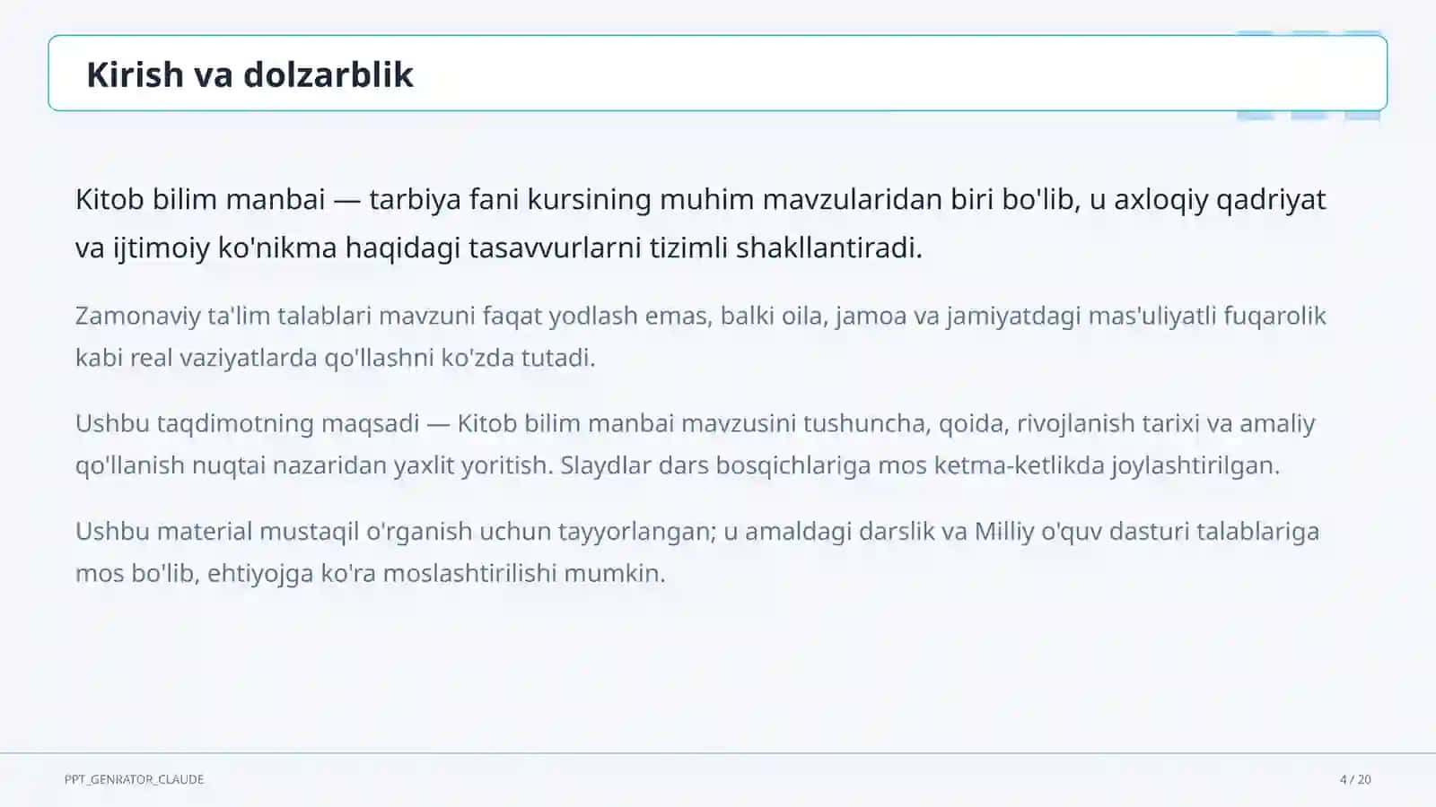 Kitob bilim manbai (4-sinf) 4