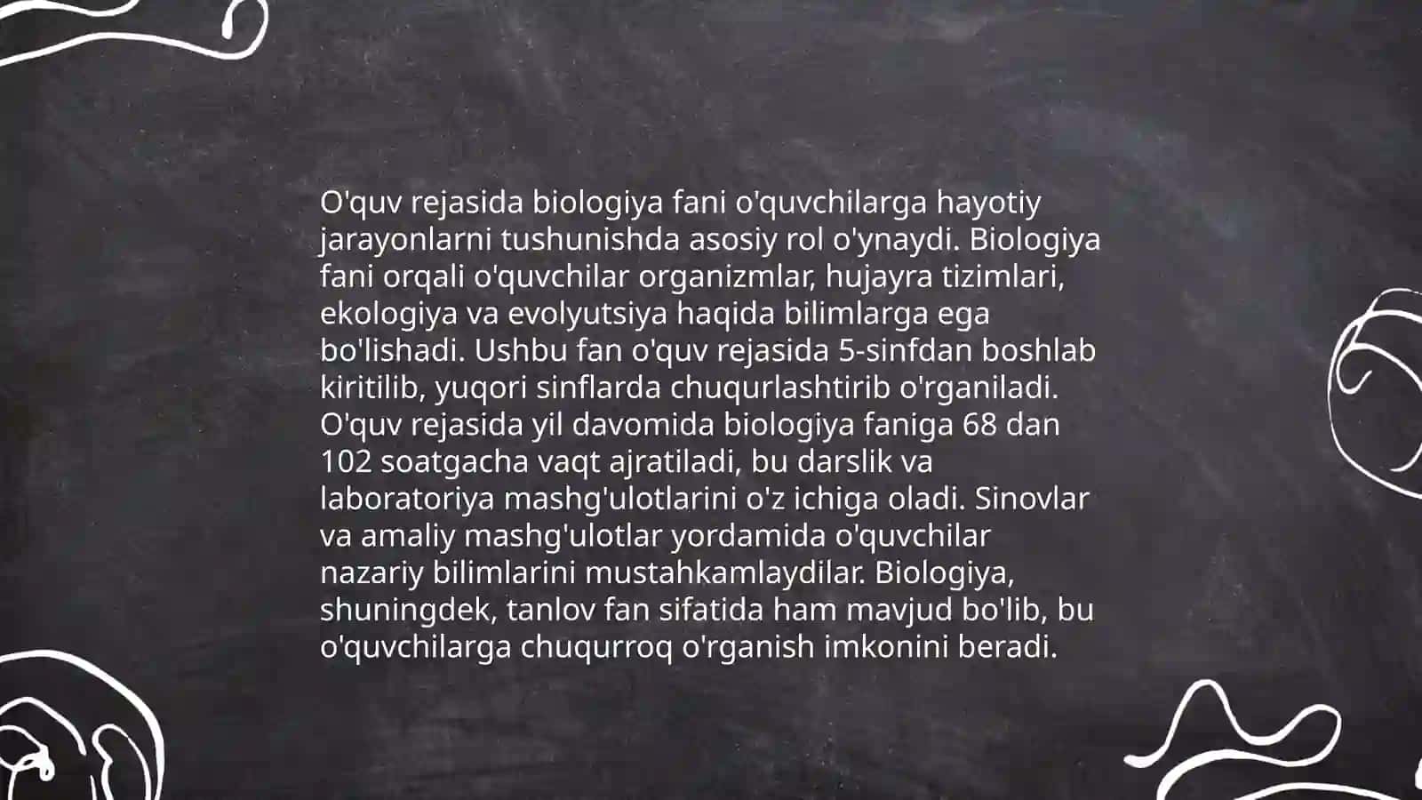 Biologik ta'limning o'ziga xos tomonlari 4