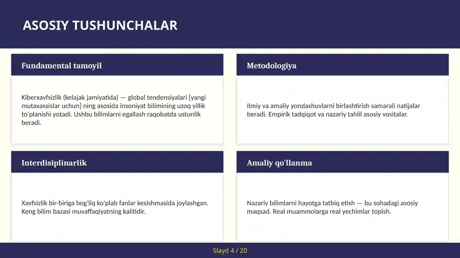 KIBERXAVFSIZLIK (KELAJAK JAMIYATIDA) — GLOBAL TENDENSIYALARI [YANGI MUTAXASSISLAR UCHUN] 4