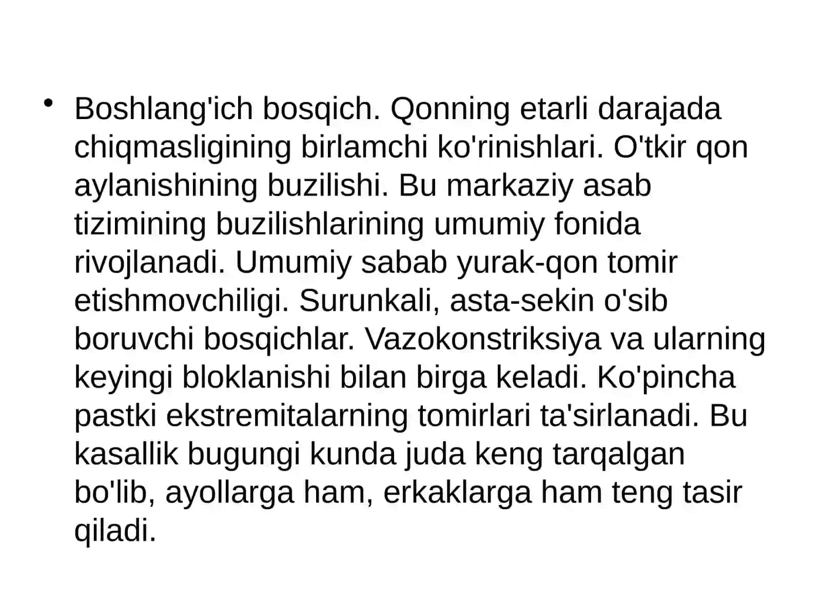 QON AYLANISHNING OʻTKIRBUZILISHITOʻQIMALAR OʻLIMI 4
