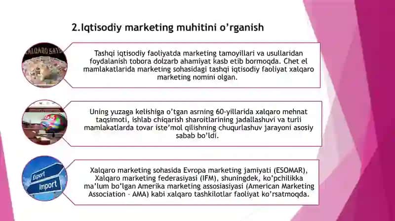 Xalqaro marketing muhiti 4