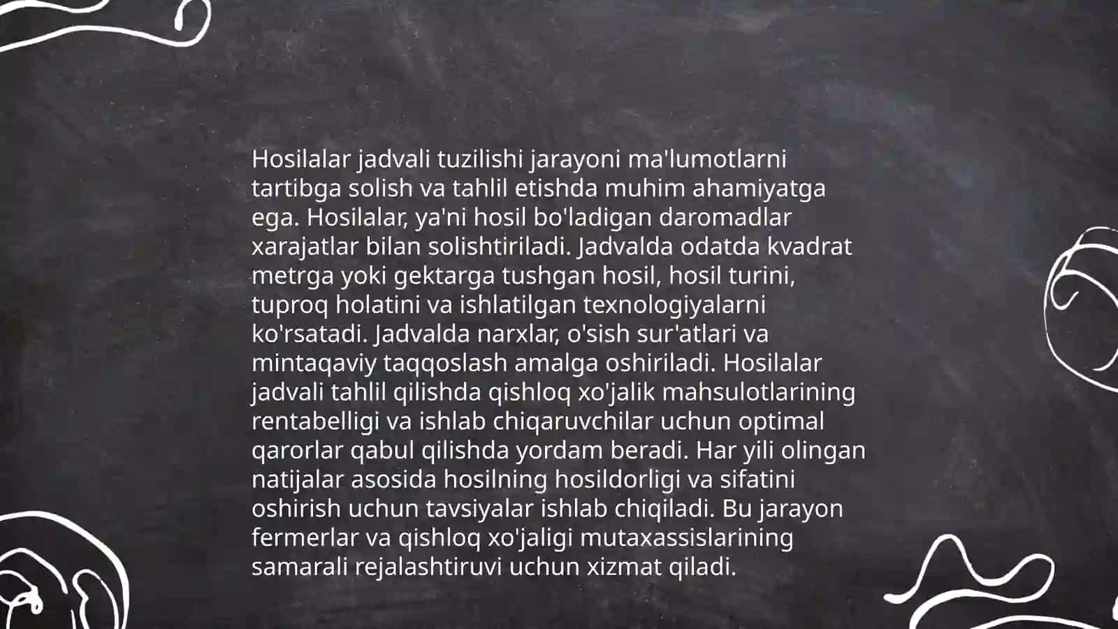 Hosilalar jadvali 4