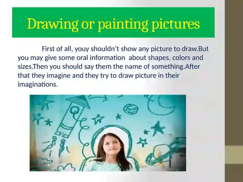 Creative tasks for children 4