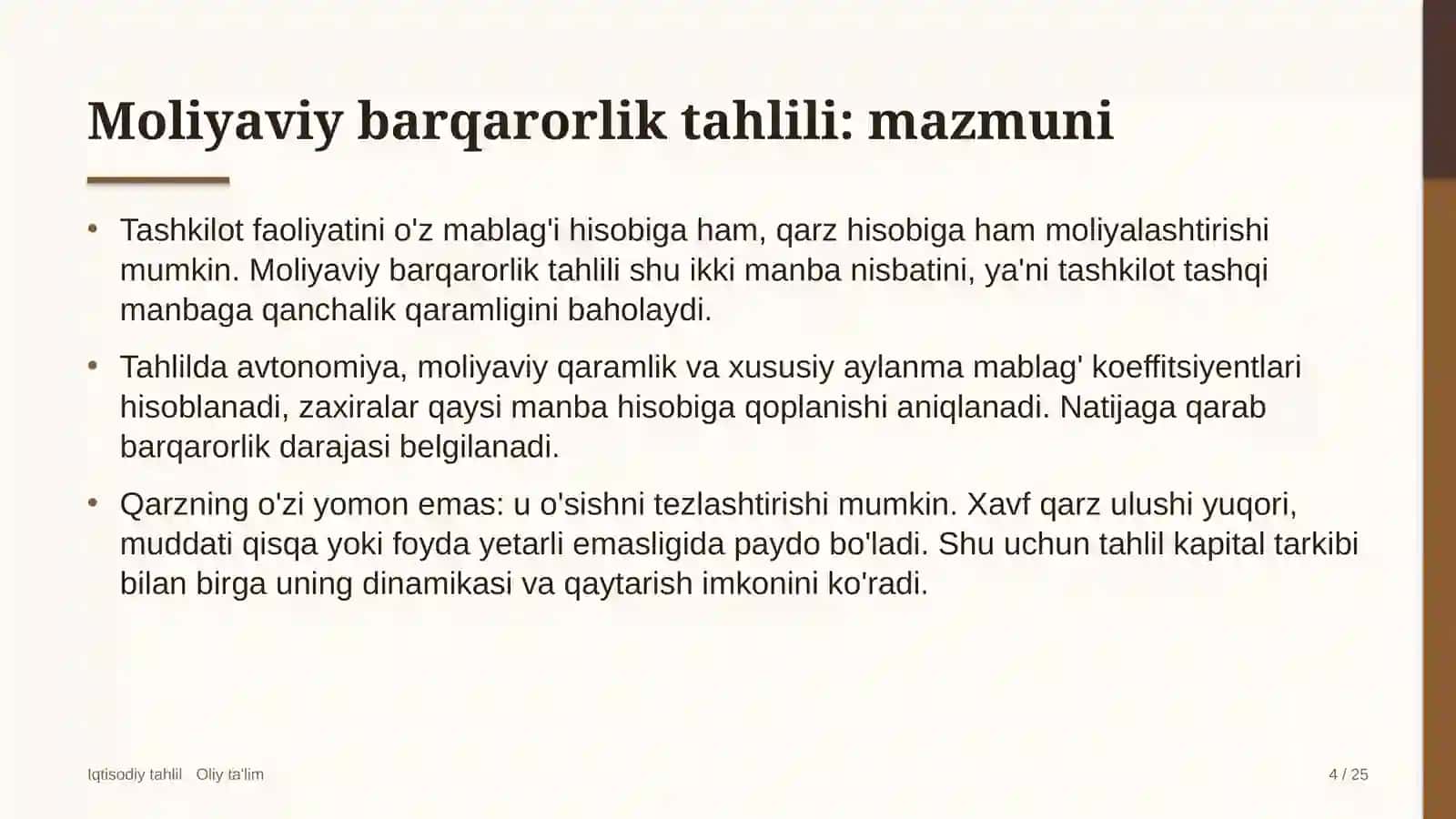 texnik qo'llab quvvatlash xizmatlarida moliyaviy barqarorlik tahlili 2479 4