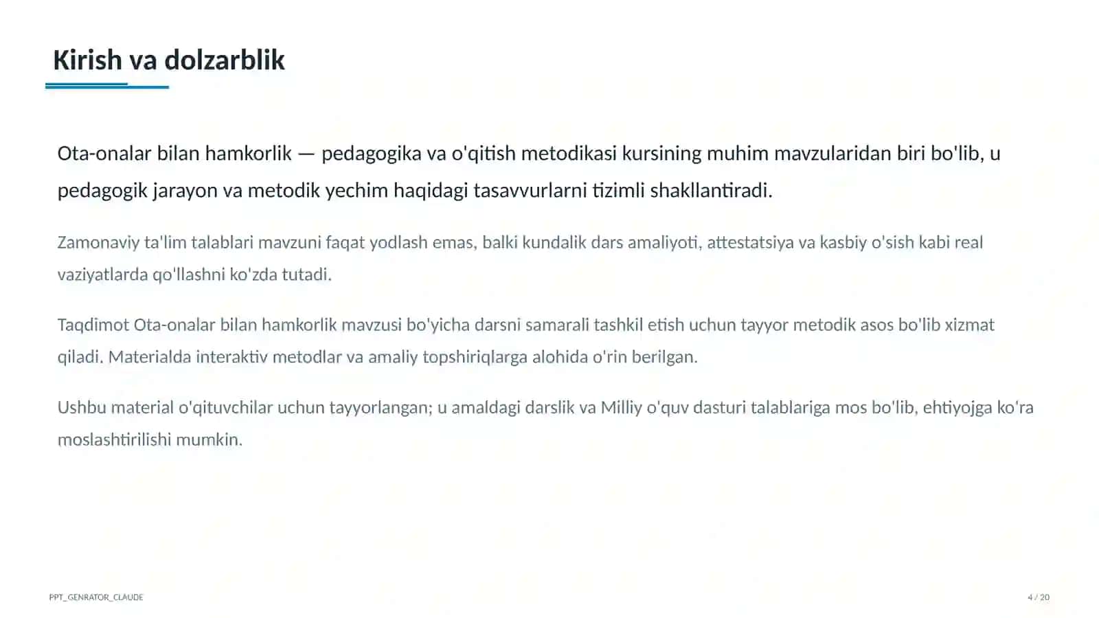 Ota-onalar bilan hamkorlik 4