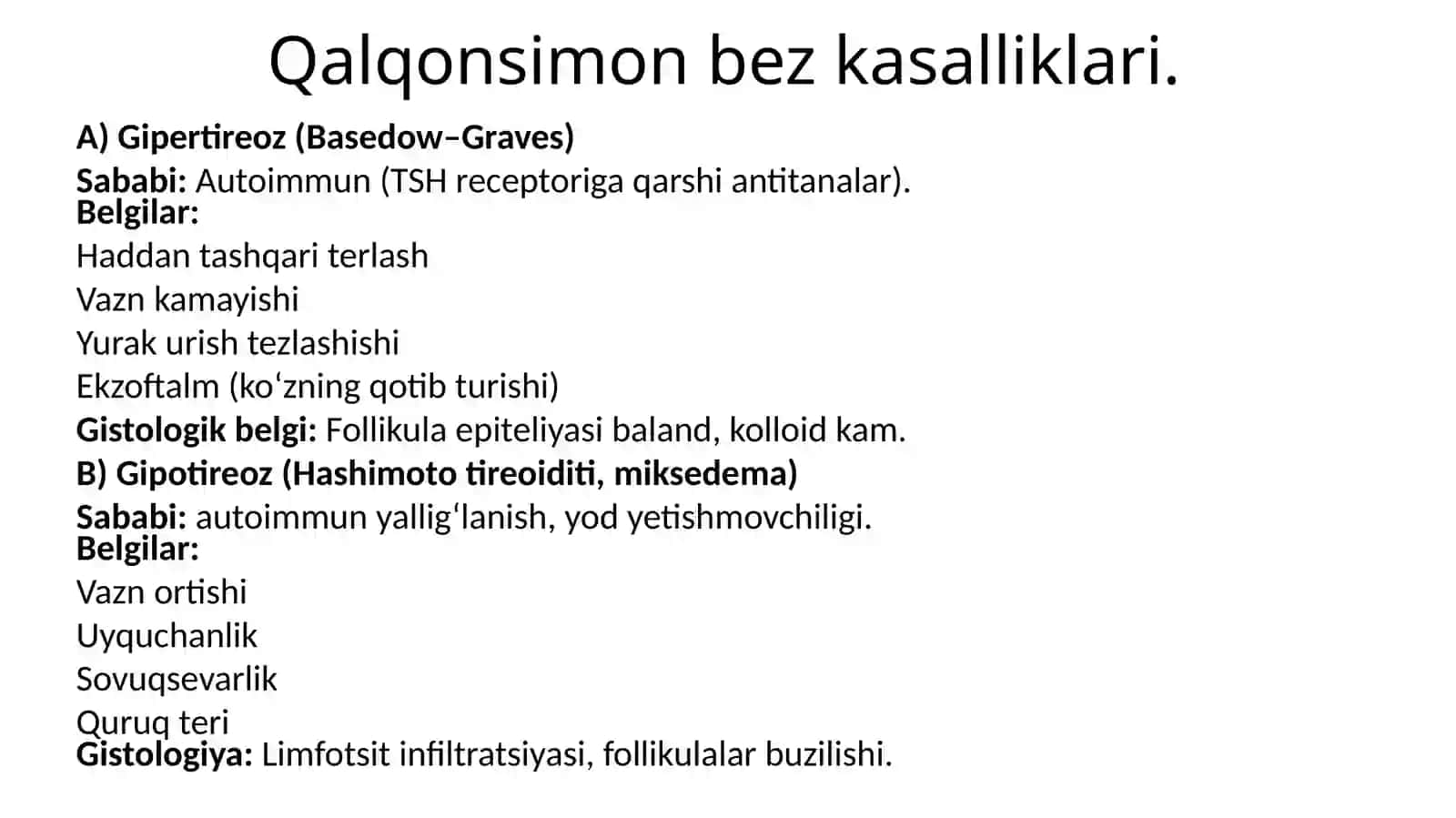 Qalqonsimon bezkasalliklari va qandli diabet 4