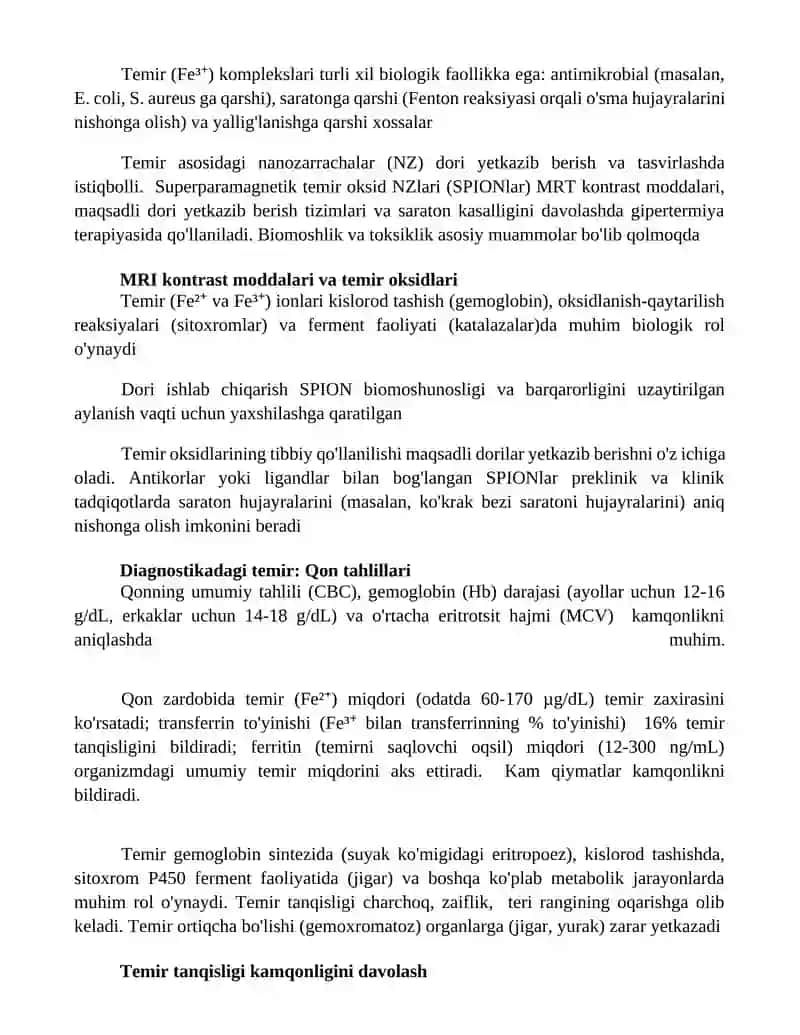 Temir qo'shimchalari 4