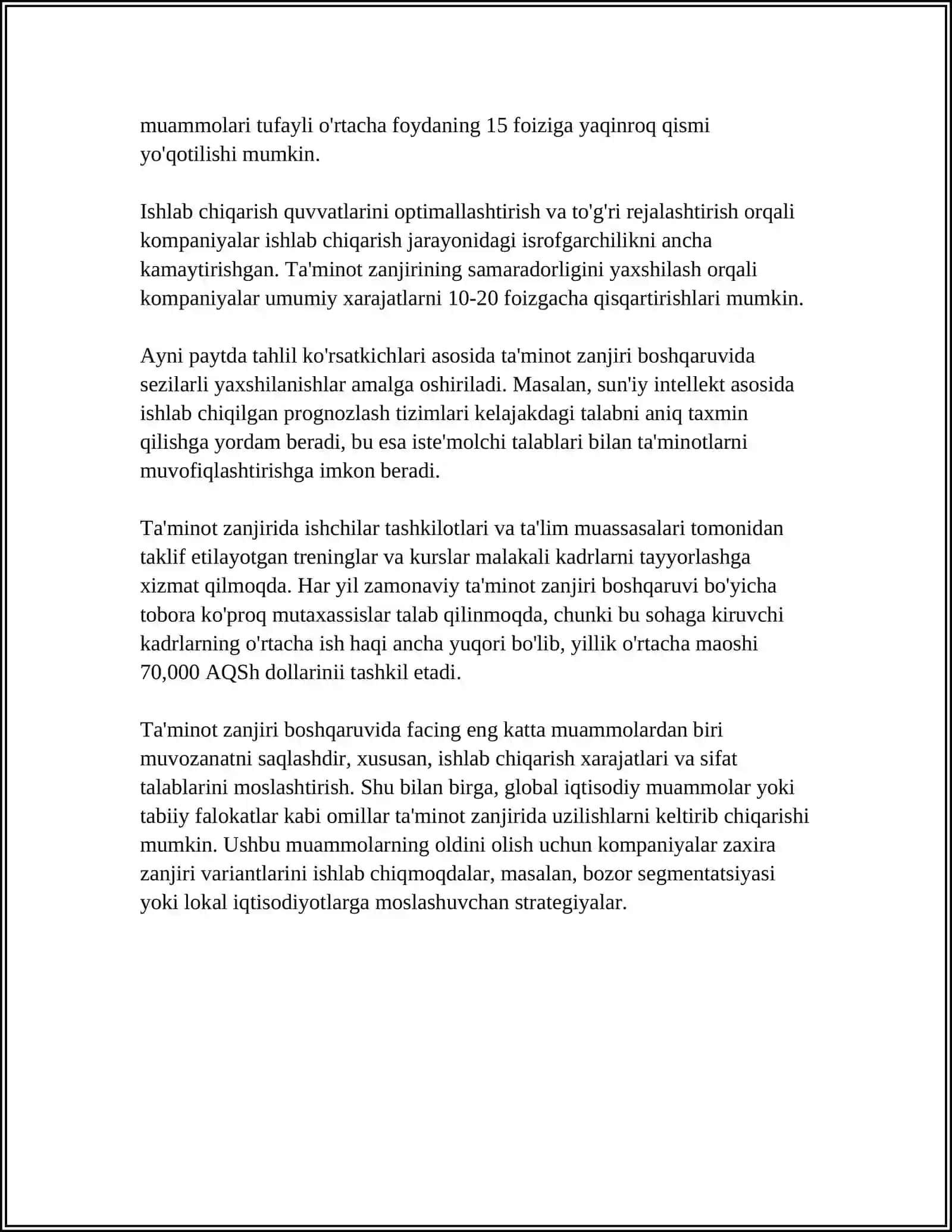 SIFATNI TA’MINLASH STANDARTLARI TURLARI 4