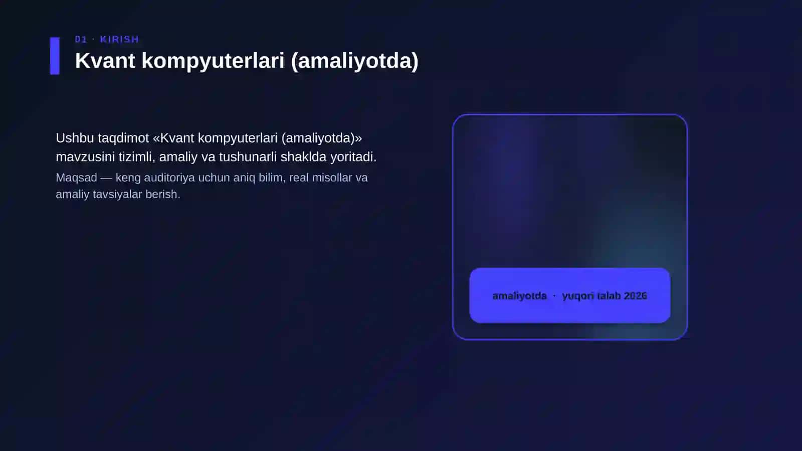 Kvant kompyuterlari (amaliyotda) 4