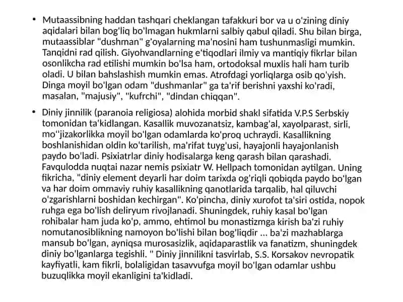 Diniy fanatizmning asoslari. 4