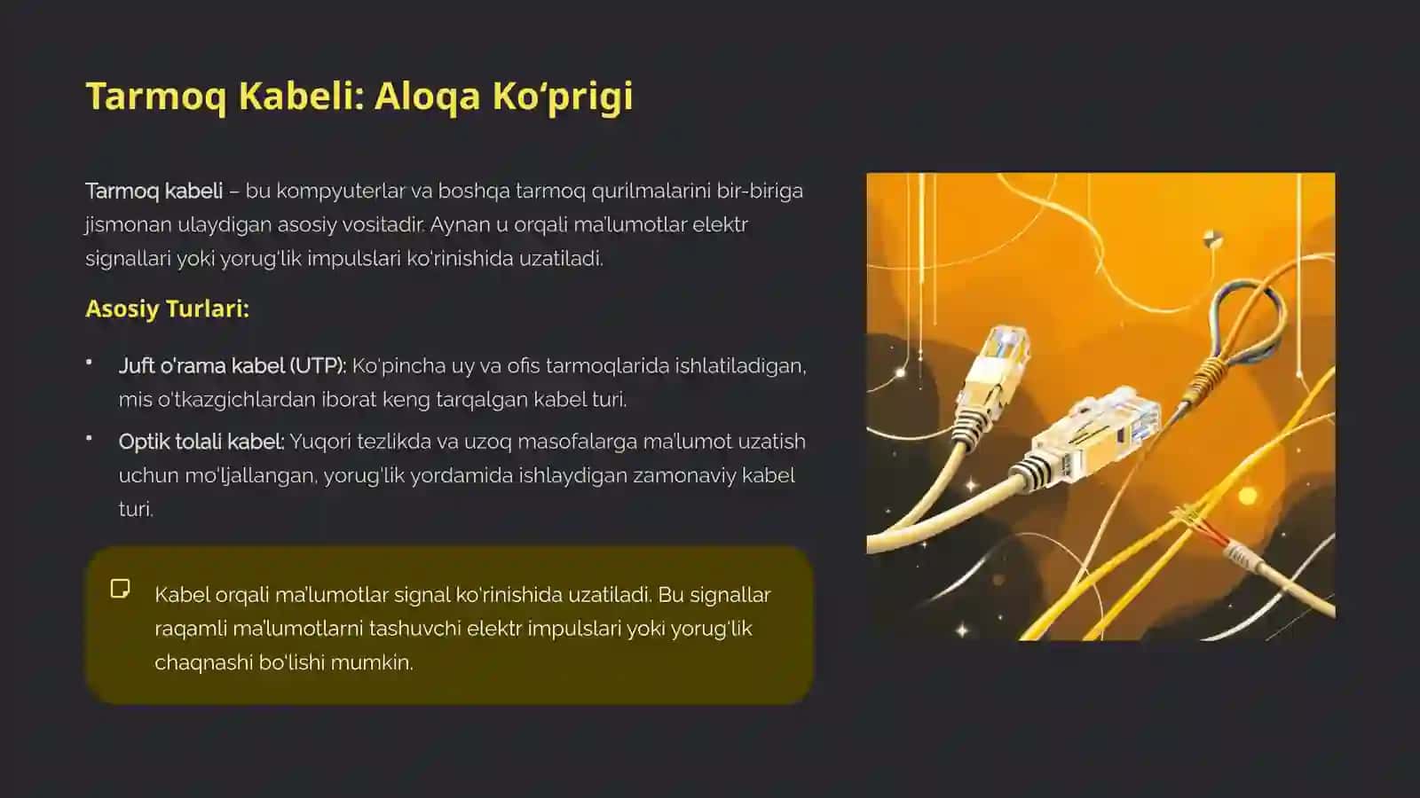 Tarmoq Komponentlari 4