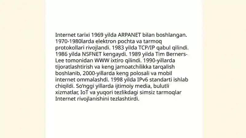 Internet tushunchasi 4
