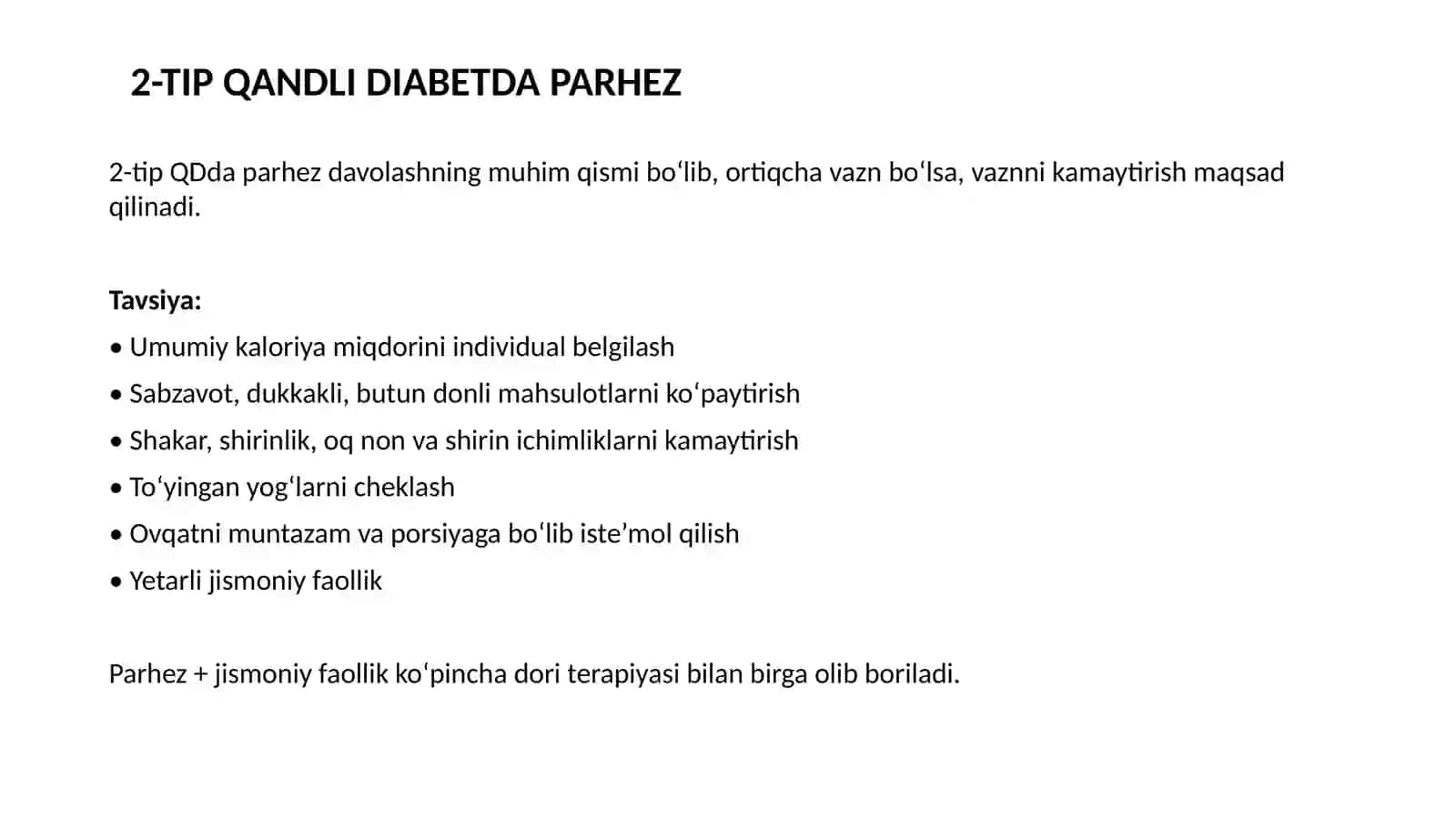 QANDLIDIABETNIDAVOLASHPRINSIPLARI 4