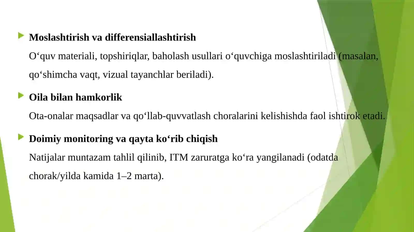 Individual ta’lim marshruti (ITM): tuzish tamoyillari va mutaxassislar jamoasi 4