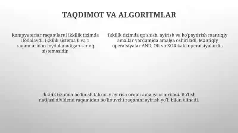 Nomanfiy Butun Sonlar Ustida Bajariladigan Arifmetik Amallar 4