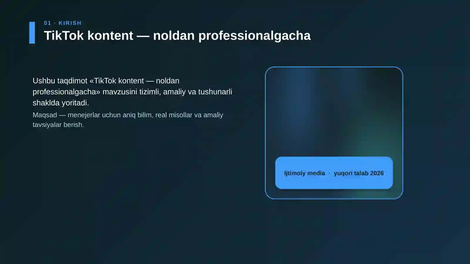 TikTok kontent - noldan professionalgacha 4