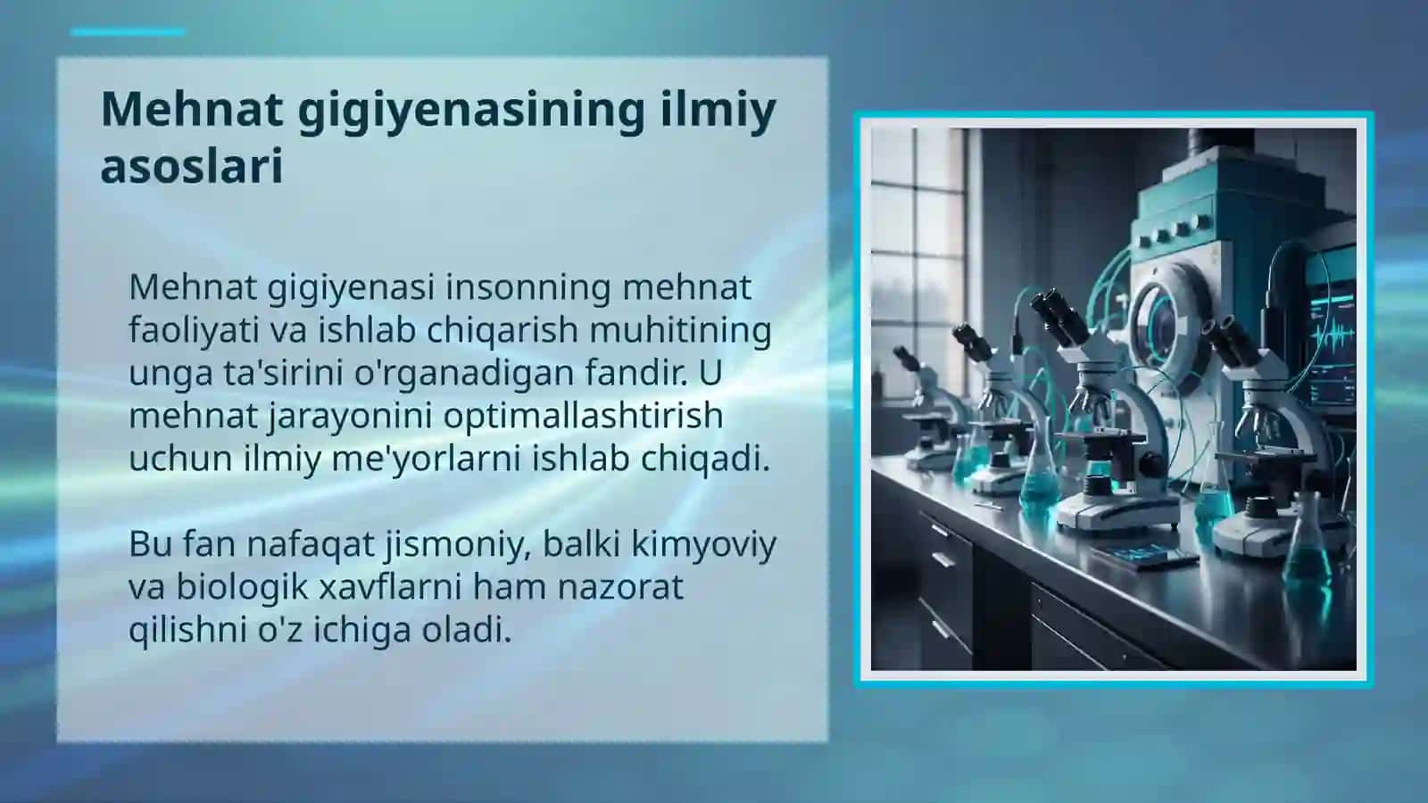 Ishlab chiqarish sanitariyasi va mehnat gigiyenasi 4