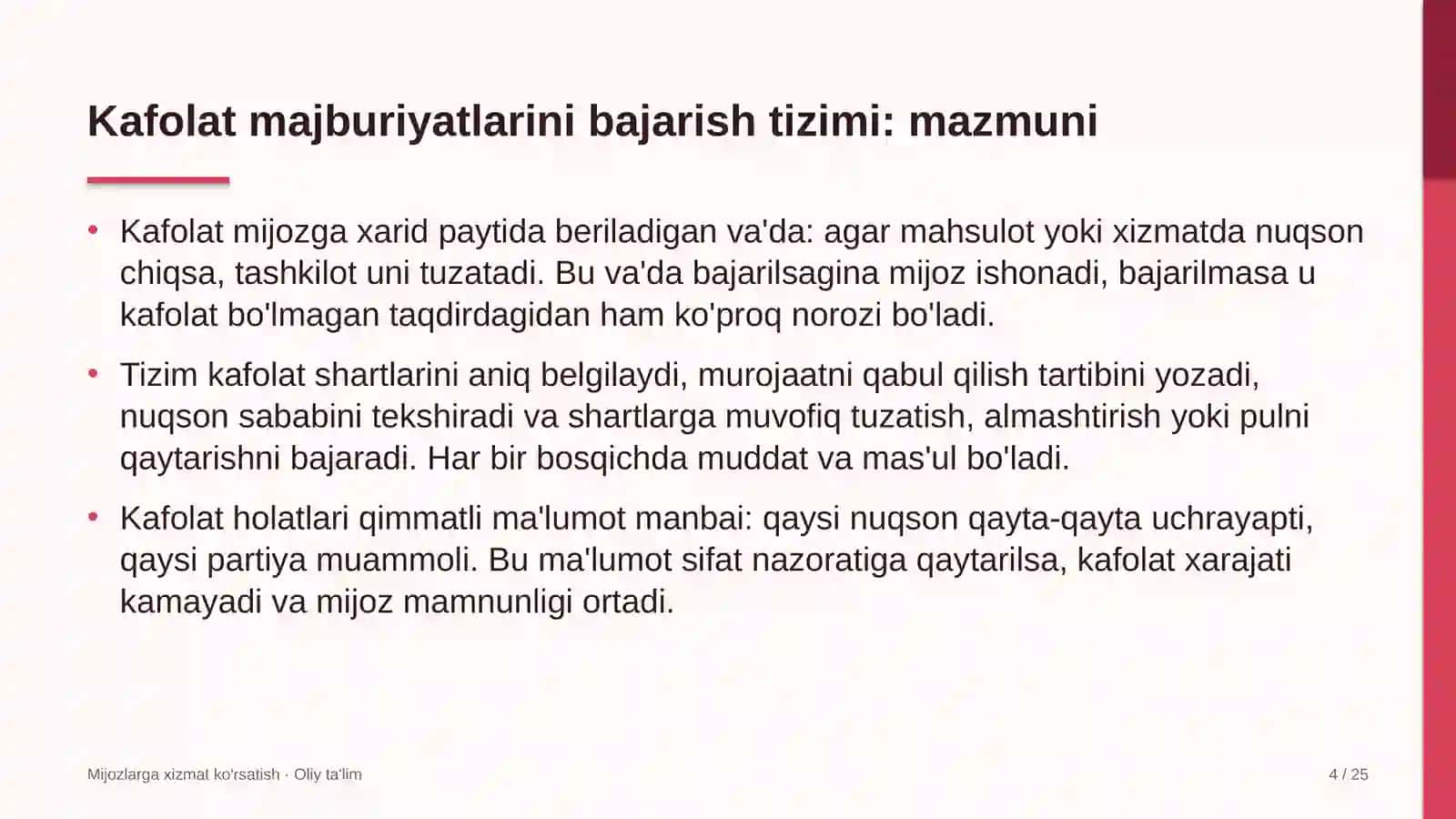 Blokcheyn loyihalarida kafolat majburiyatlarini bajarish tizimi 4