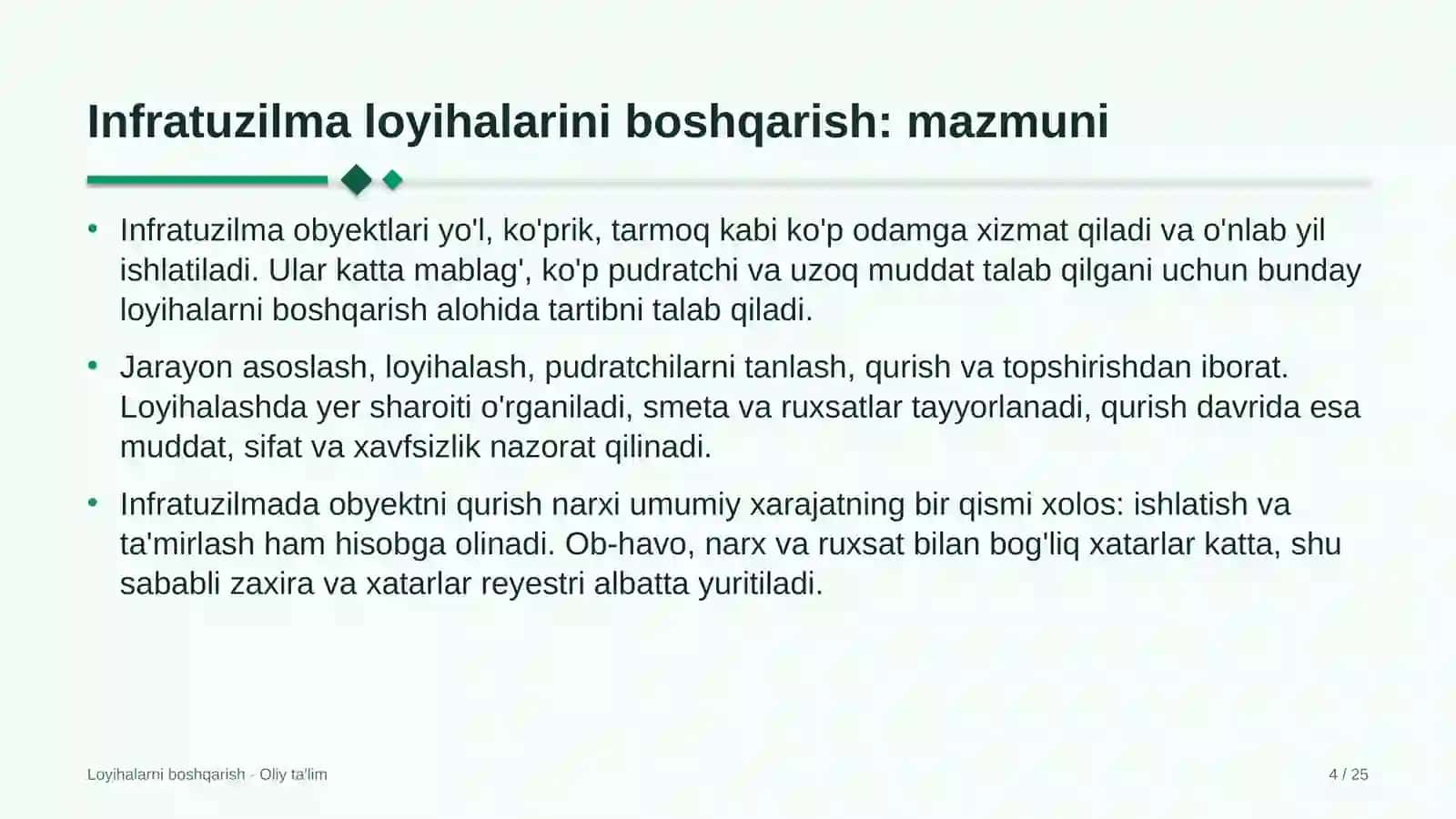 xususiy maktablarda infratuzilma loyihalarini boshqarish 6991 4