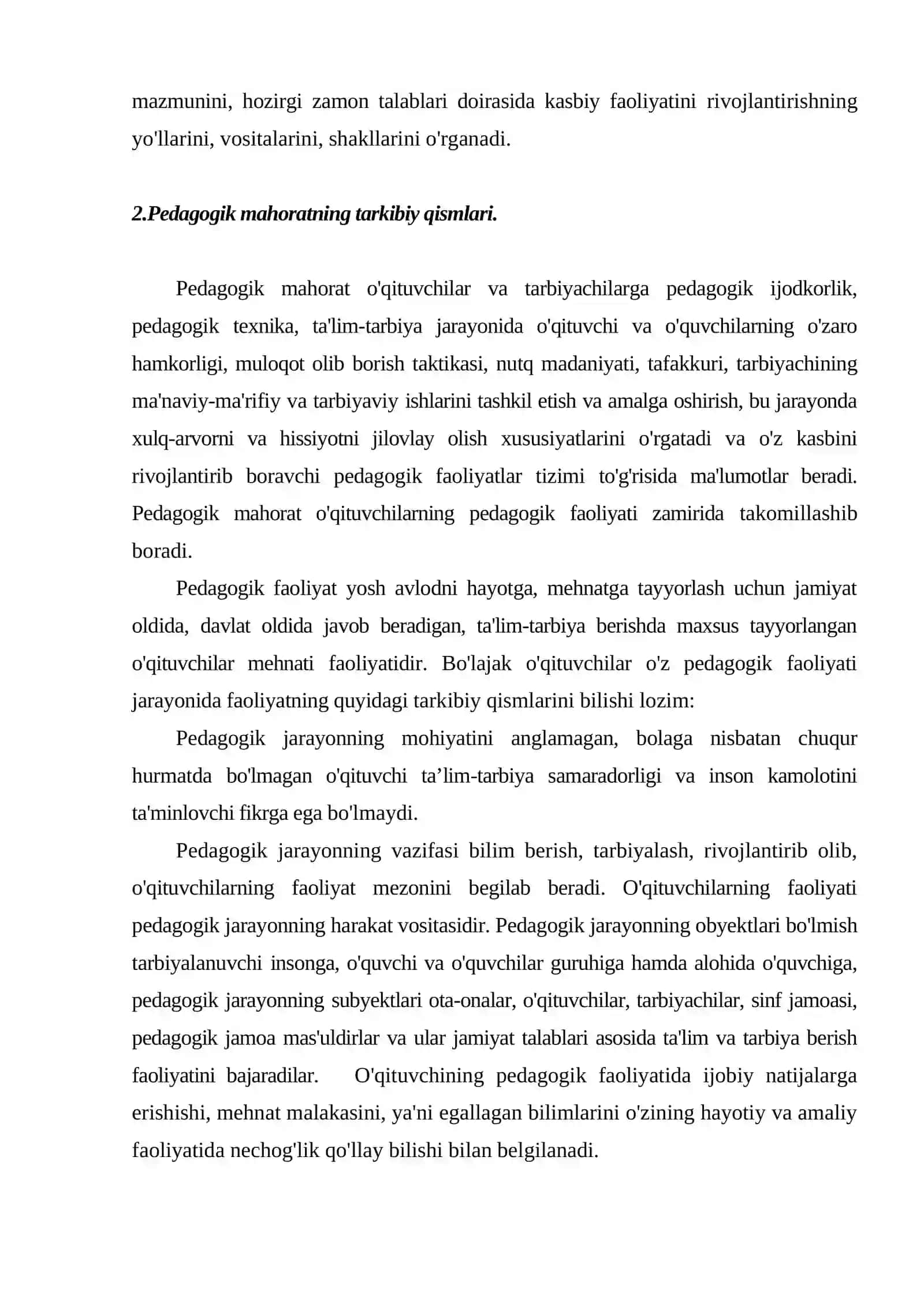 Pedagoglarni malakasini oshirishga rahbarning tizimli yondoshuvi 4