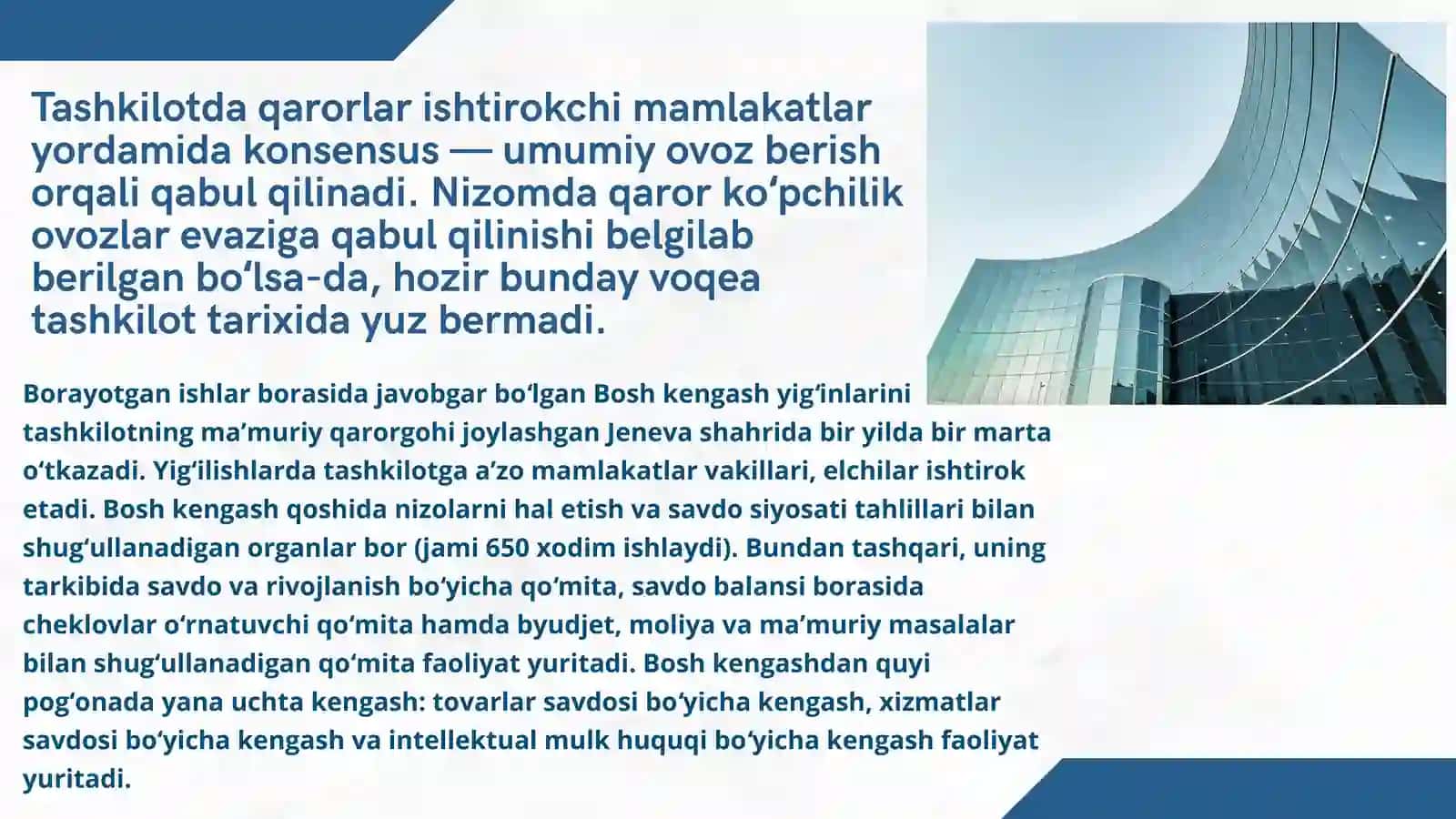 Jahon Savdo Tashkiloti (World Trade Organization) 4
