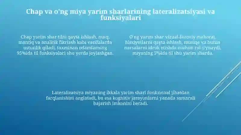 Miya yarim sharlarining funktsional farqlari va ta'limdagi ahamiyati 4
