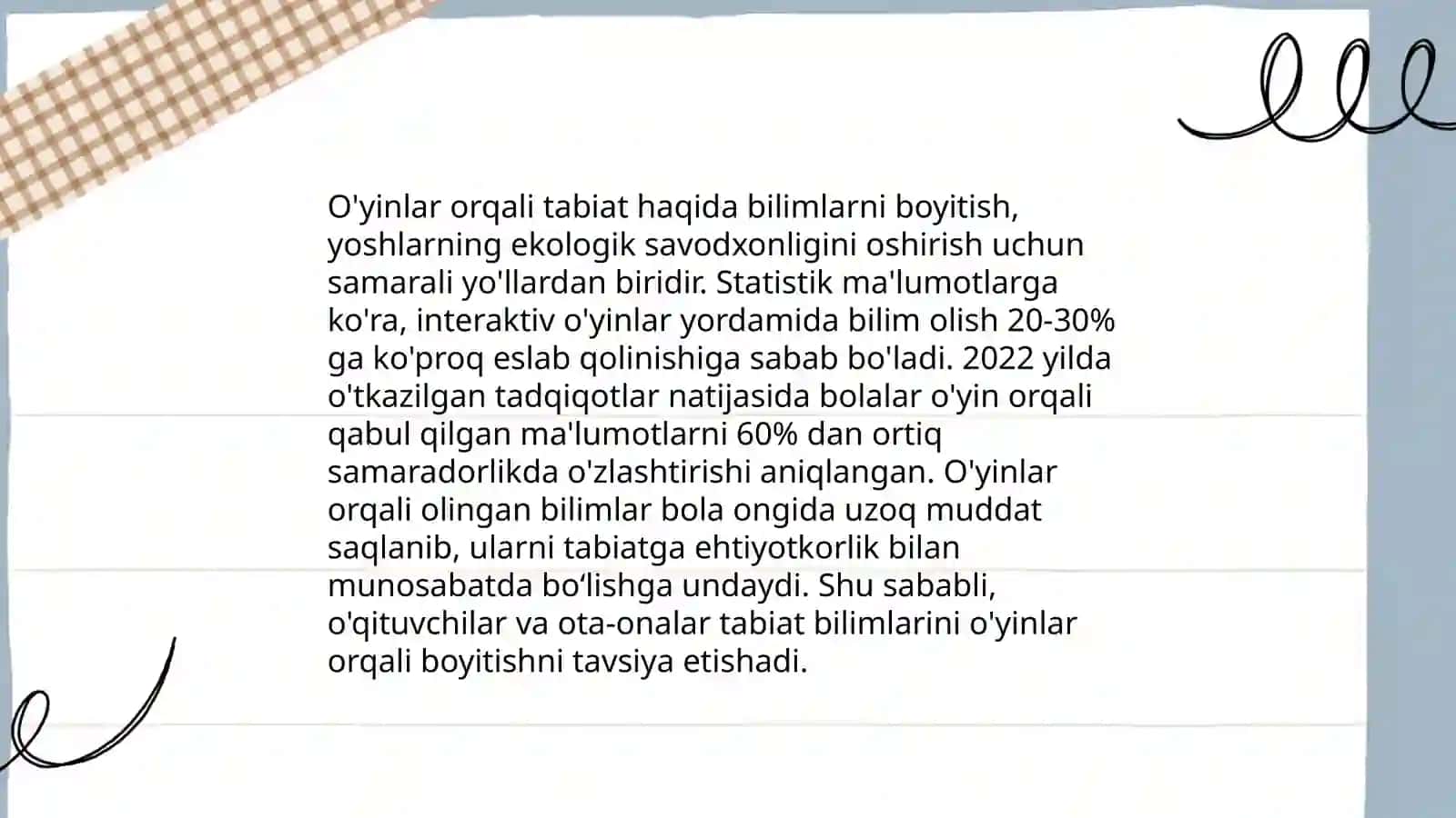 Xòjaniyozova Tòxtagul Tabiat bilan tanishtirish metodikasi 4