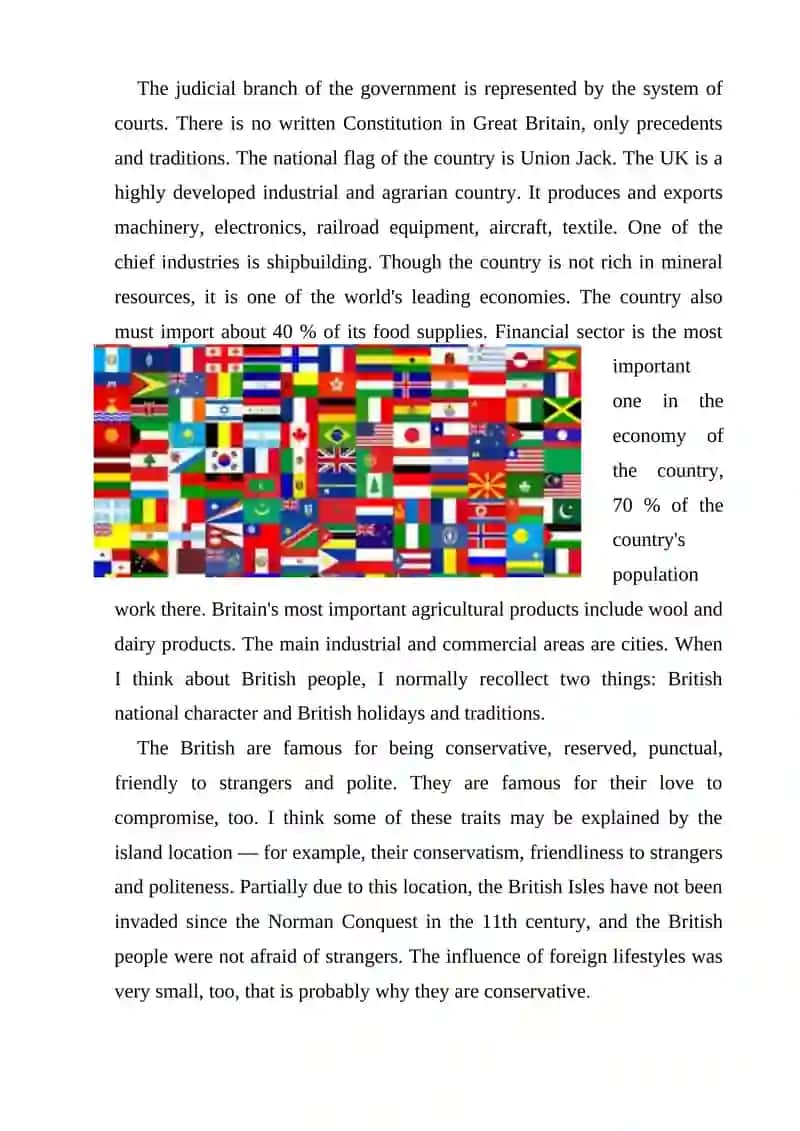 English Speaking Countries 4